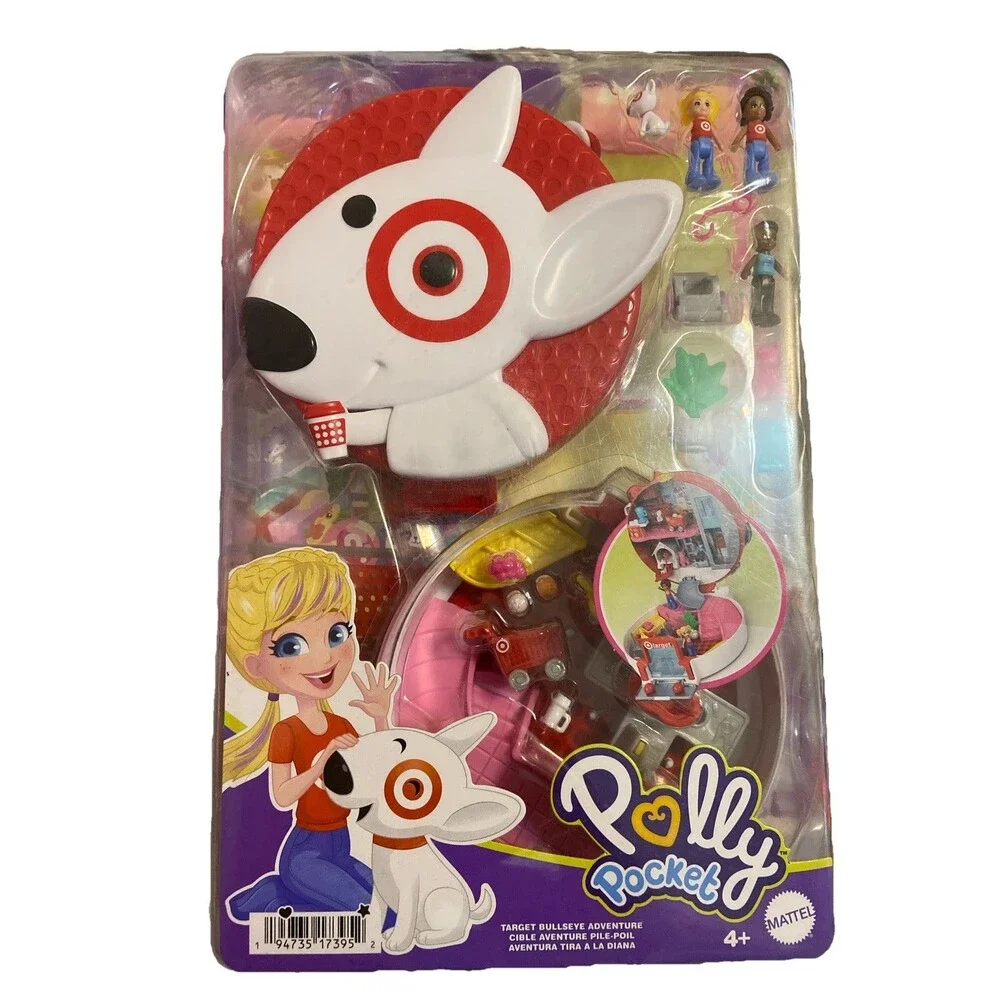 Polly Pocket TARGET BULLSEYE ADVENTURE Exclusive Playset NWT Doll Mini - Picture 1 of 13